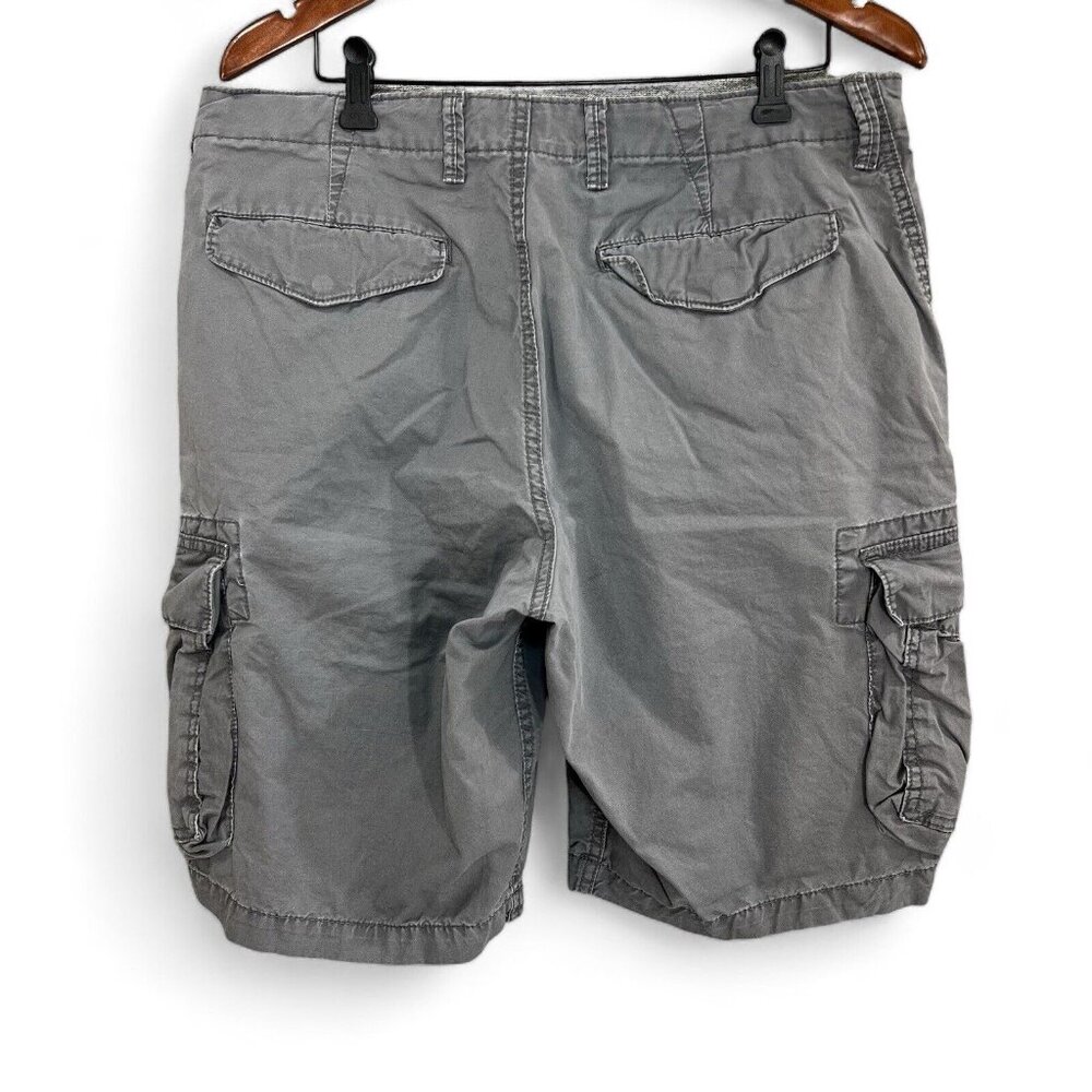 Gap Khakis Cargo Shorts Men Size 34 Gray  Summer Outdoor Cotton - Picture 2 of 12